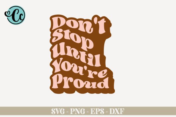 Don't Stop Until You're Proud: Graphics for Crafts