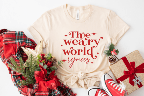 The Weary World Rejoices SVG for Crafts and Graphics