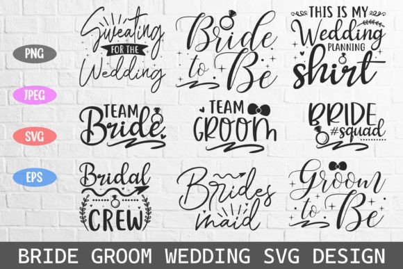 Wedding Bride Groom SVG Designs: Graphics & Crafts Review
