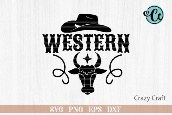 Western Cow Head SVG: Graphics & Crafts Asset Review